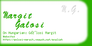 margit galosi business card